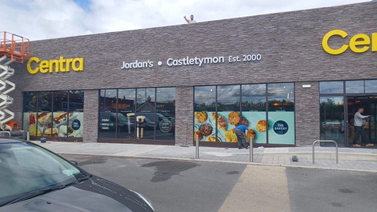 Automated sliding doors installed at Centra Castletymon, Tallaght Dublin